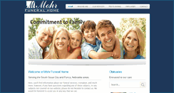 Desktop Screenshot of mohrfuneralhome.com